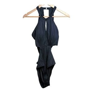 Womens Strappy  One Piece Swimsuit Size L‎ Vacation Beachy Travel Summer Pool